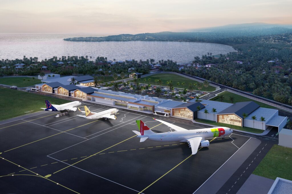 1 - Sao Tome aerial airside view