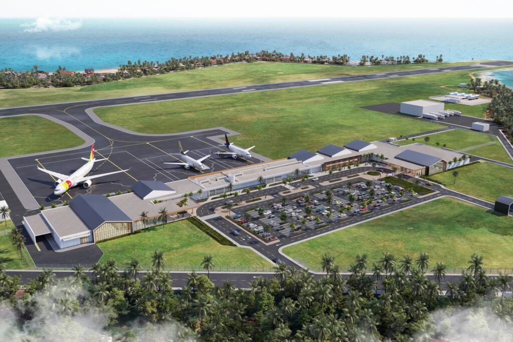 3 - Sao Tome aerial lanside view