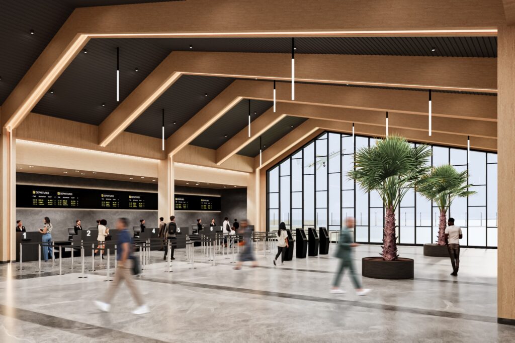 7 - Sao Tome Check-in hall option